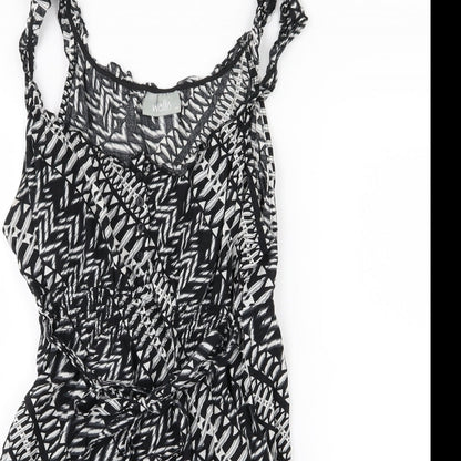Wallis Womens Black Geometric  Mini  Size M