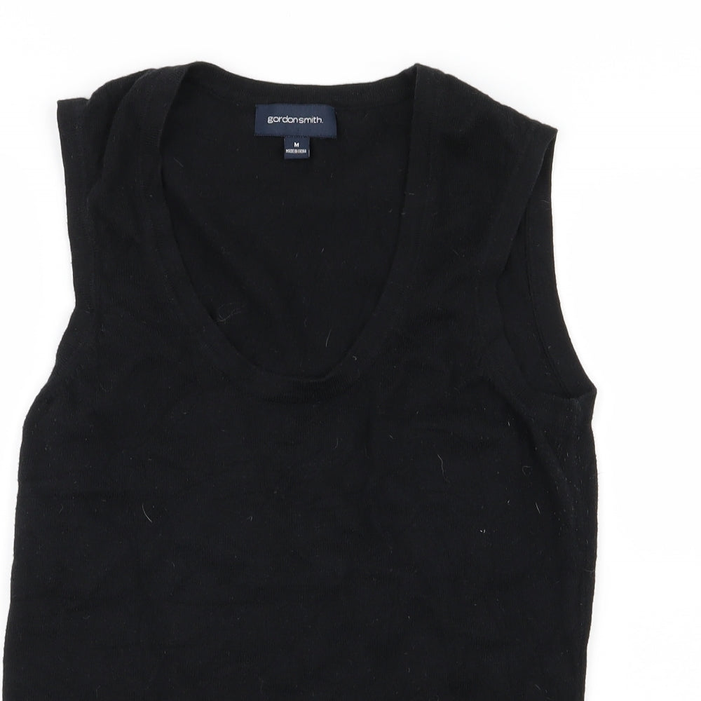 Gordon Smith Womens Black  Knit Pullover Jumper Size M