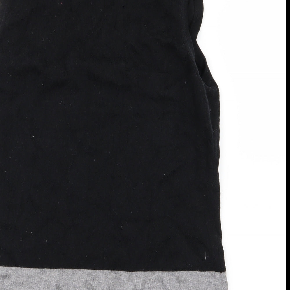 Gordon Smith Womens Black  Knit Pullover Jumper Size M