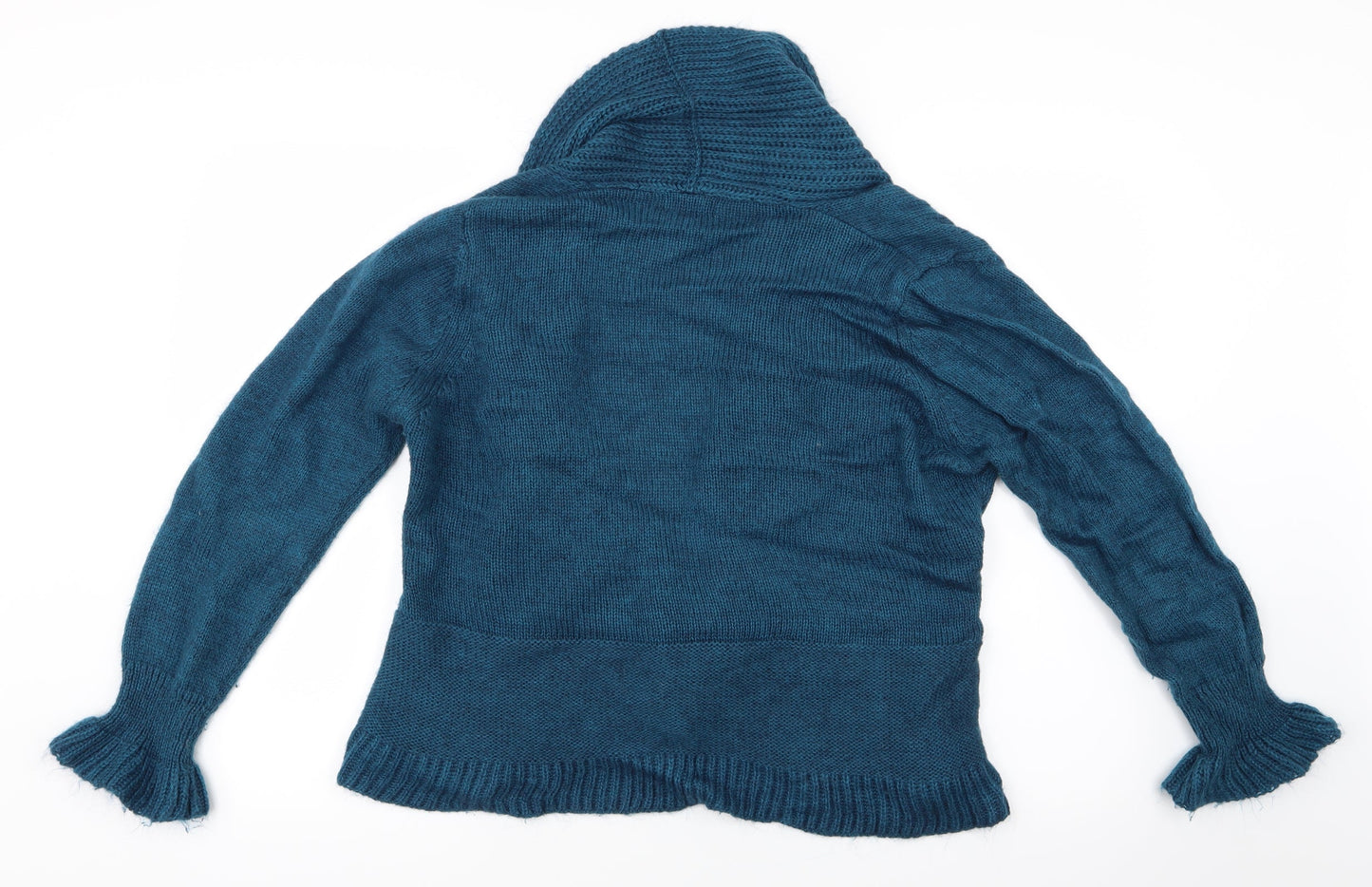 Per Una Womens Blue  Knit Cardigan Jumper Size L