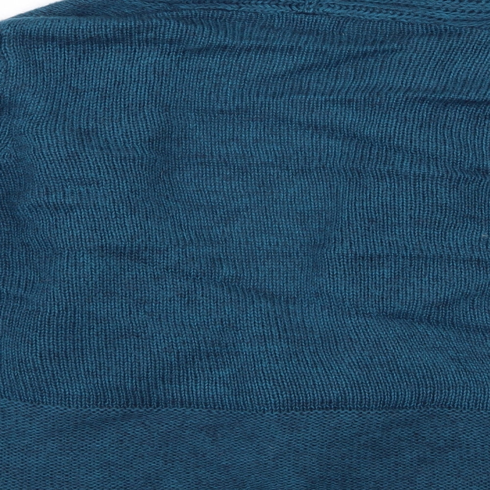 Per Una Womens Blue  Knit Cardigan Jumper Size L