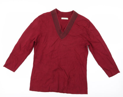 Berkertex Womens Red   Basic Blouse Size 14