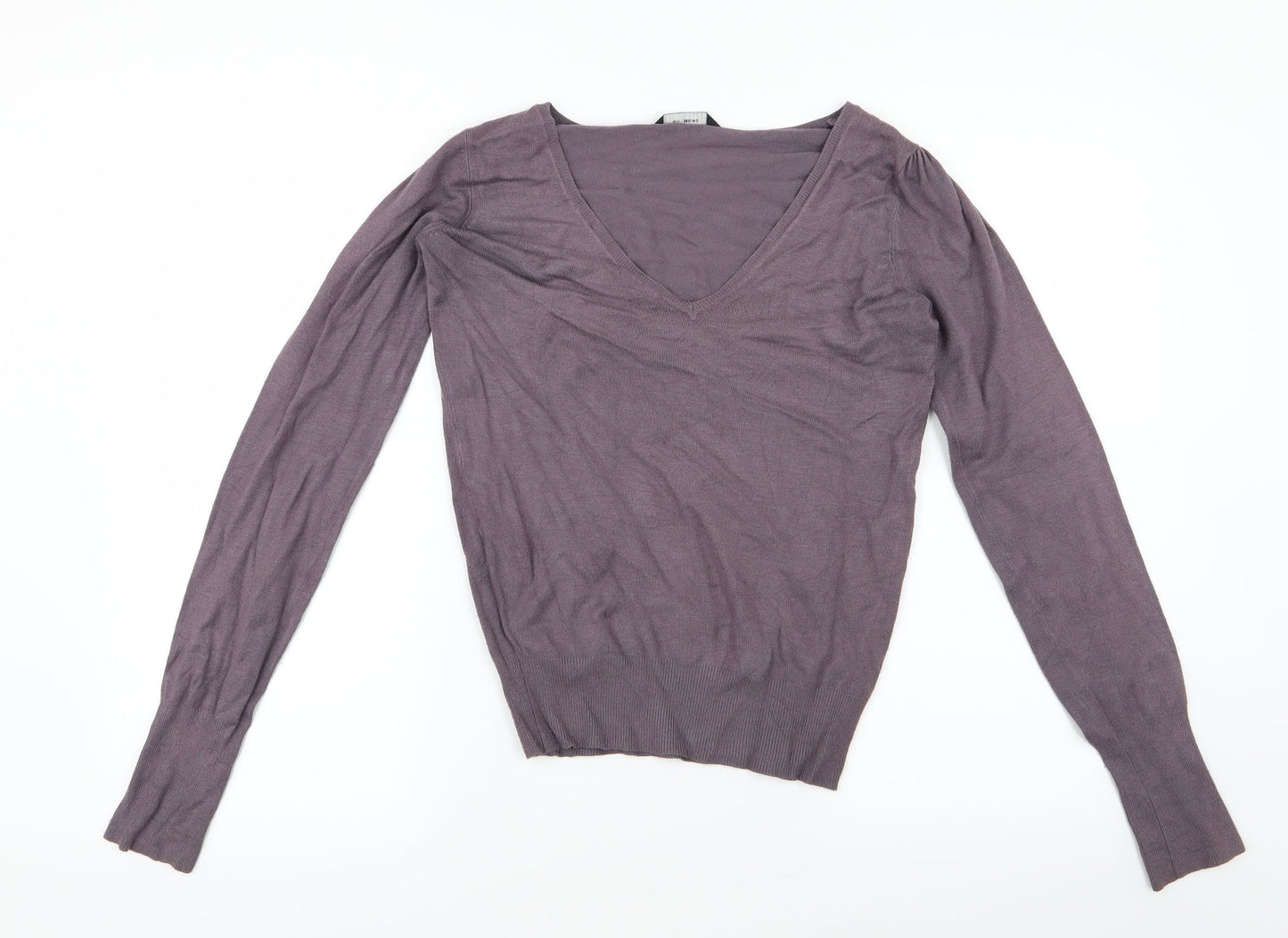 Dorothy Perkins Womens Purple  Knit Pullover Jumper Size 10