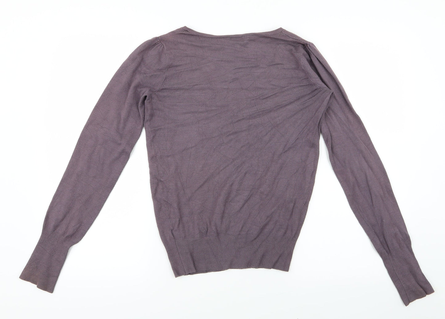 Dorothy Perkins Womens Purple  Knit Pullover Jumper Size 10