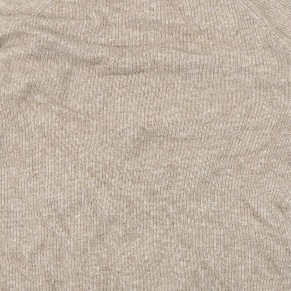 Next Womens Beige  Knit Pullover Jumper Size S