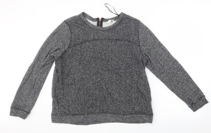 H&M Womens Grey  Knit Pullover Jumper Size 14