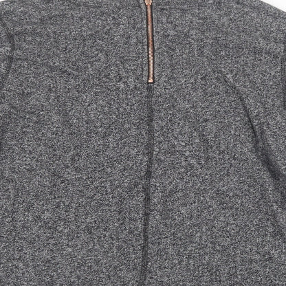 H&M Womens Grey  Knit Pullover Jumper Size 14