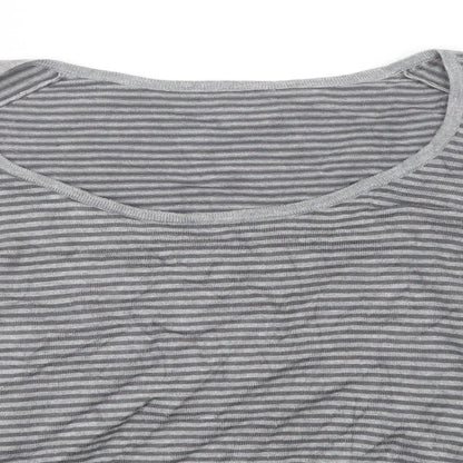 Womens UK Size 8 Marks and Spencer Grey Basic T-Shirt