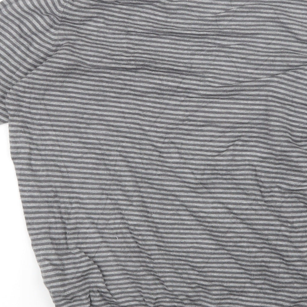 Womens UK Size 8 Marks and Spencer Grey Basic T-Shirt