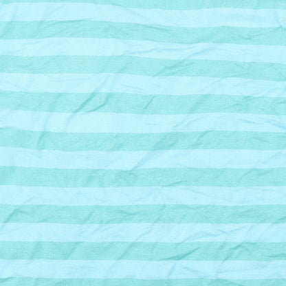 Collection Womens Blue Striped Knit Pullover Jumper Size 12