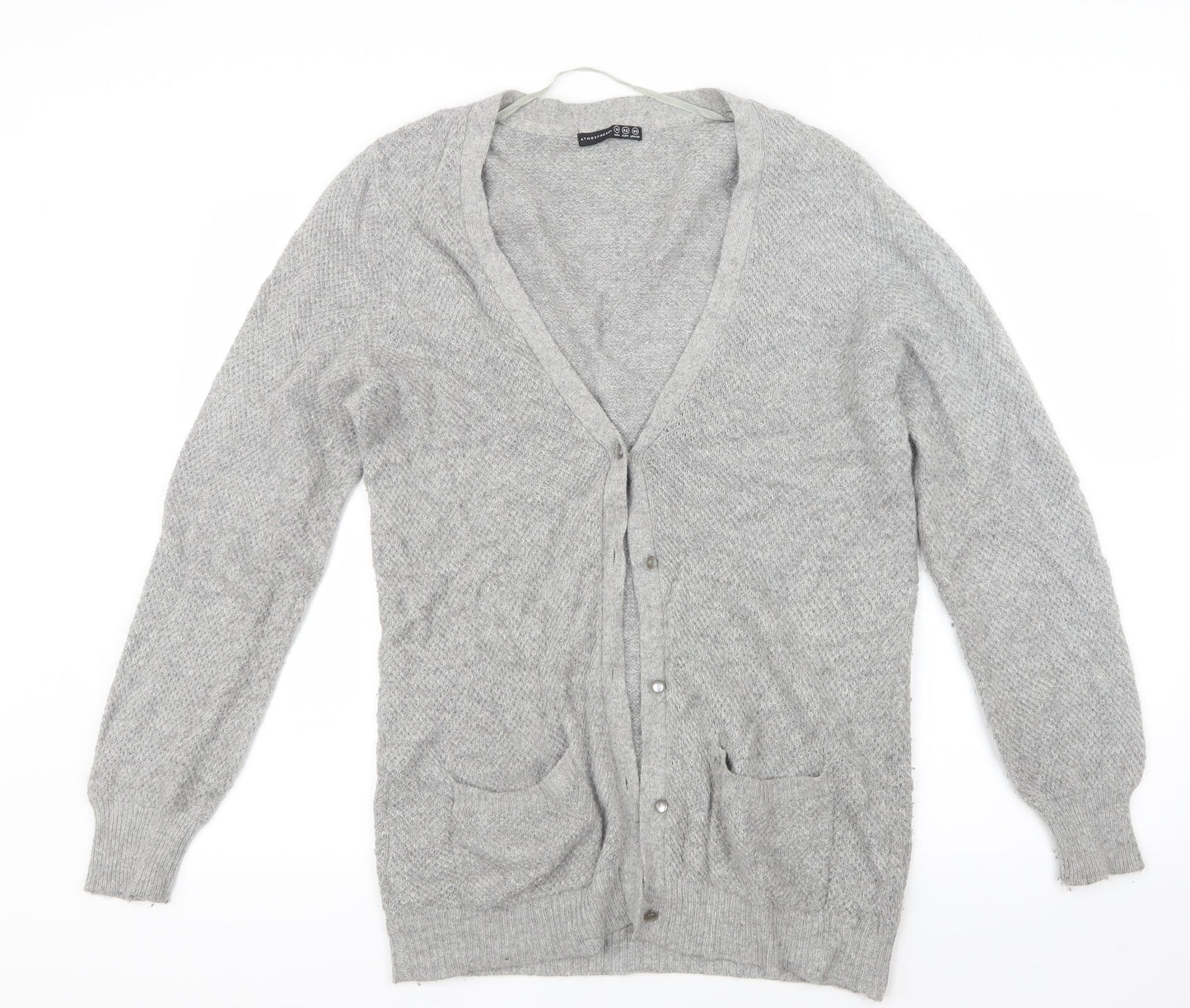 Atmosphere Womens Grey  Knit Cardigan Jumper Size 14