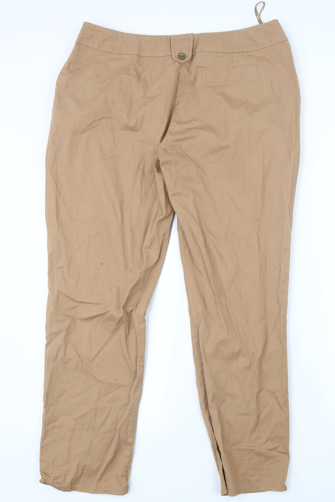 Select Womens Beige   Trousers  Size 16 L28 in