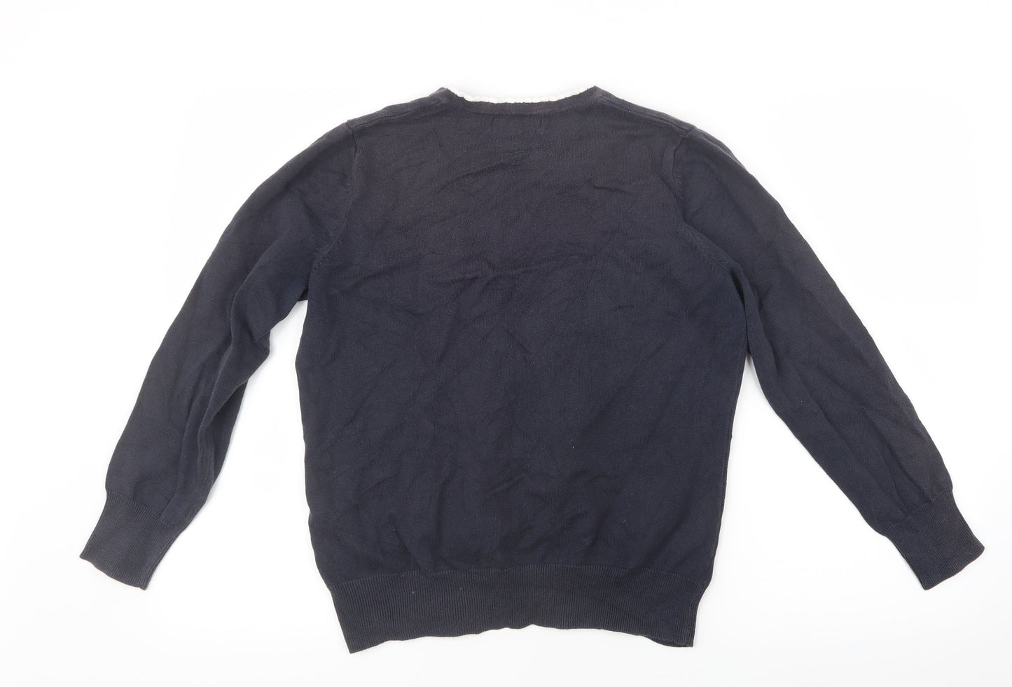 Debenhams Womens Blue  Knit Cardigan Jumper Size 14