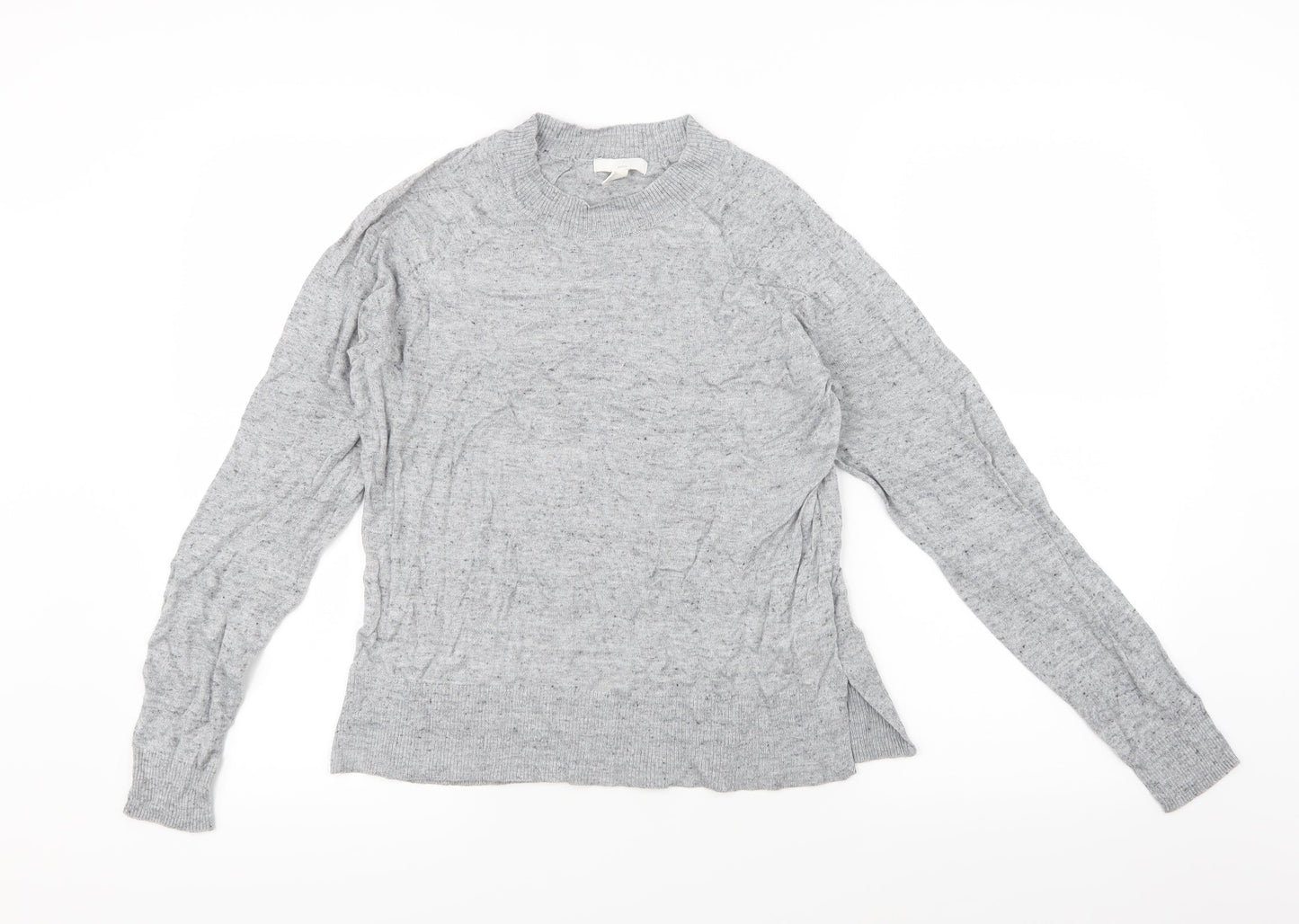 Womens UK Size S H&M Grey Basic T-Shirt