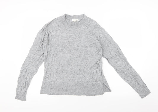 Womens UK Size S H&M Grey Basic T-Shirt