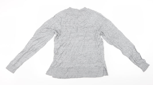 Womens UK Size S H&M Grey Basic T-Shirt