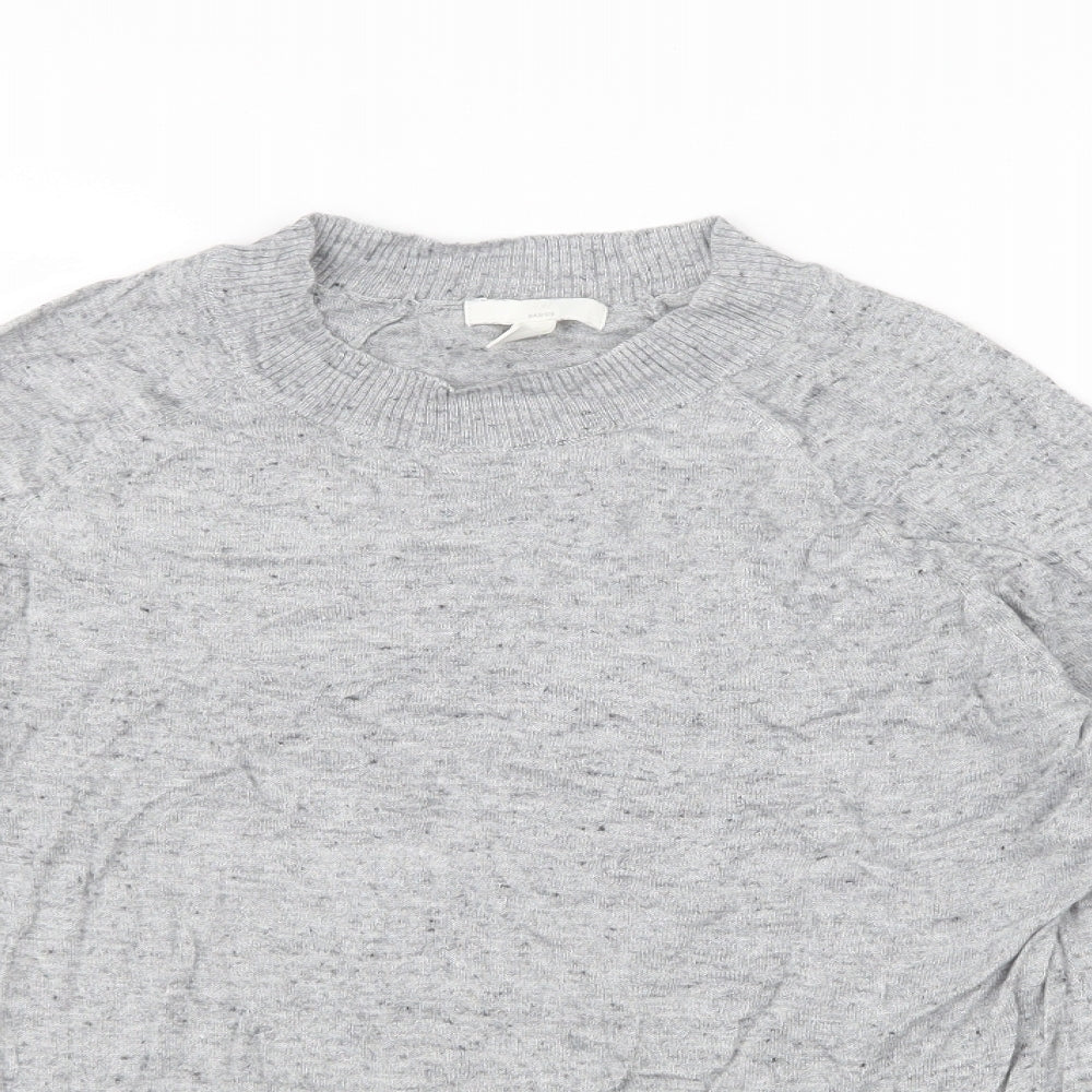 Womens UK Size S H&M Grey Basic T-Shirt