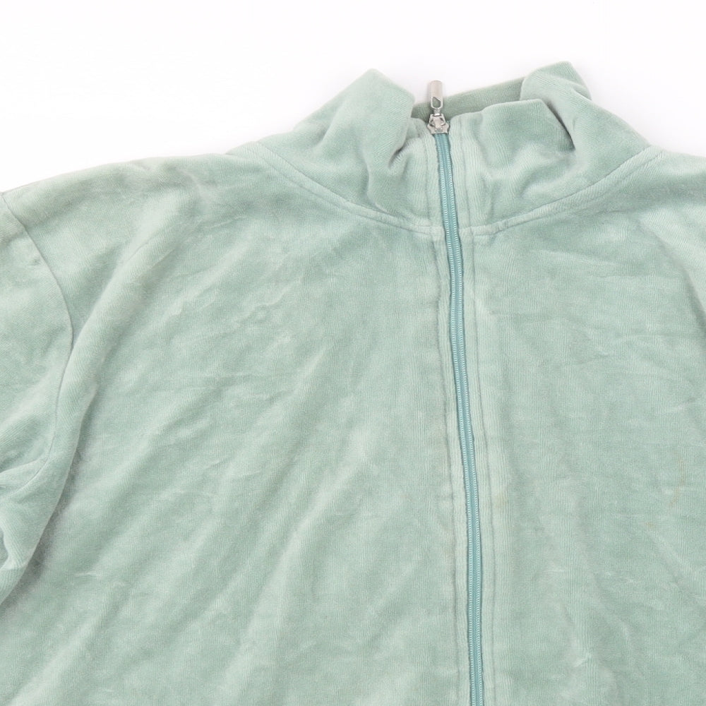 Comtessa Womens Green  Velvet Jacket  Size 8
