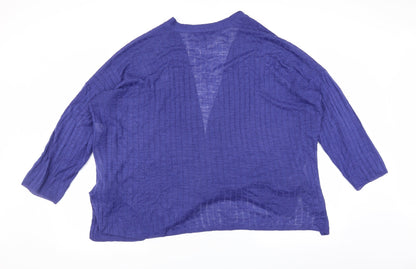 NEXT Womens Blue   Cardigan Jumper Size XL