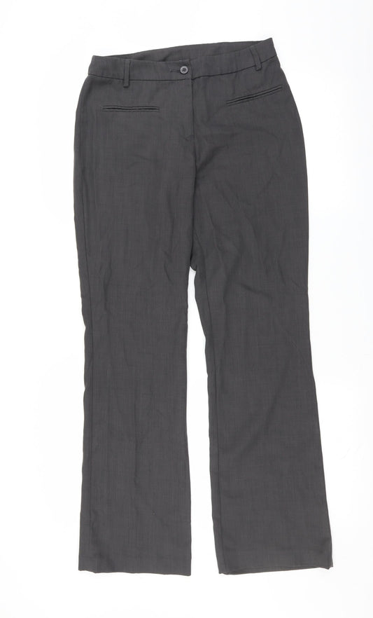 Sainsburys Womens Grey   Trousers  Size 10 L30 in