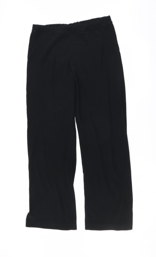 Dunnes Stores Womens Black   Trousers  Size 18 L30 in