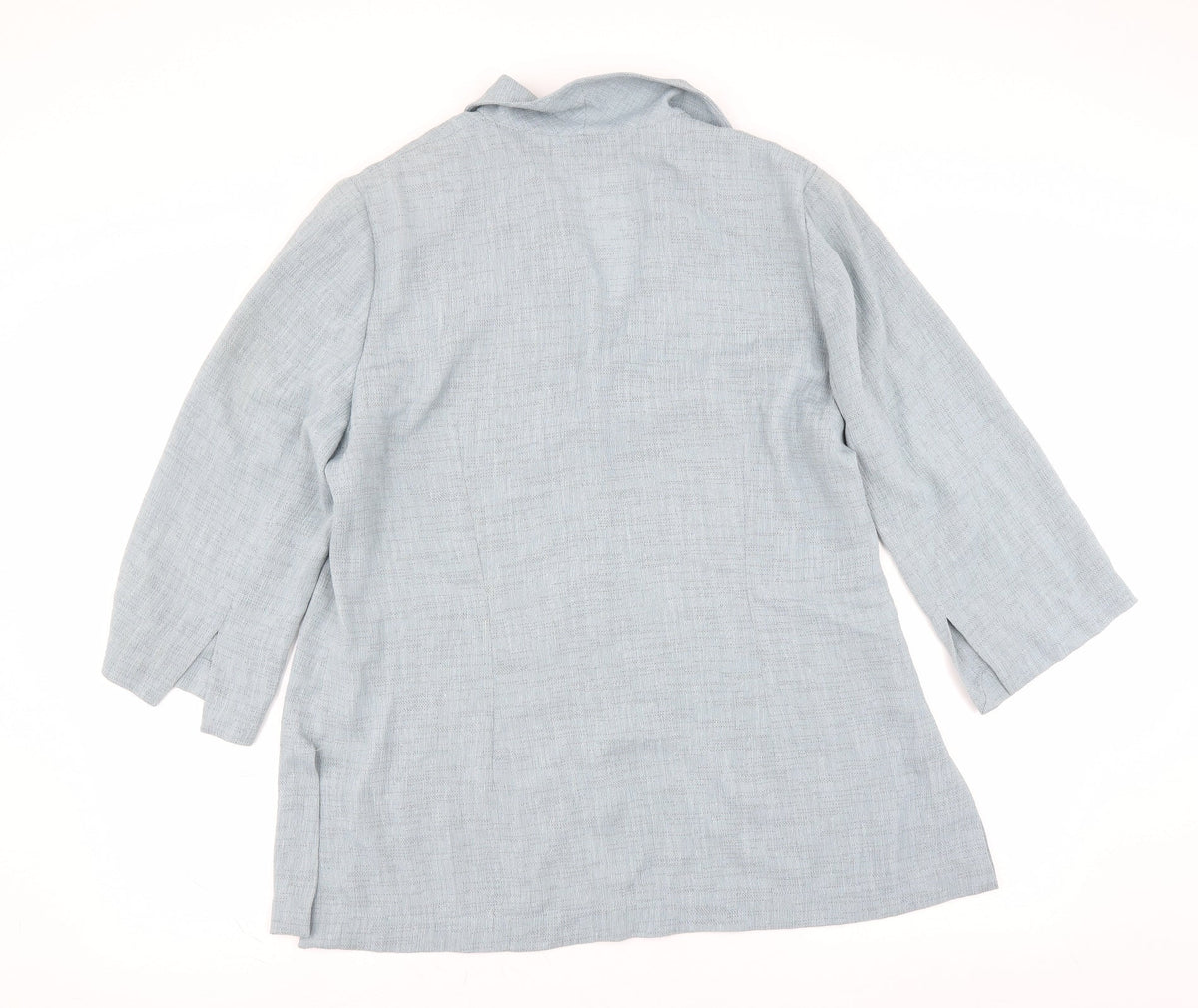 Luis Civit Womens Blue   Basic Blouse Size 18