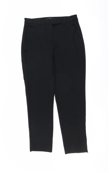 Womens UK Size 10 Marks and Spencer Slim Fit  Black Trousers