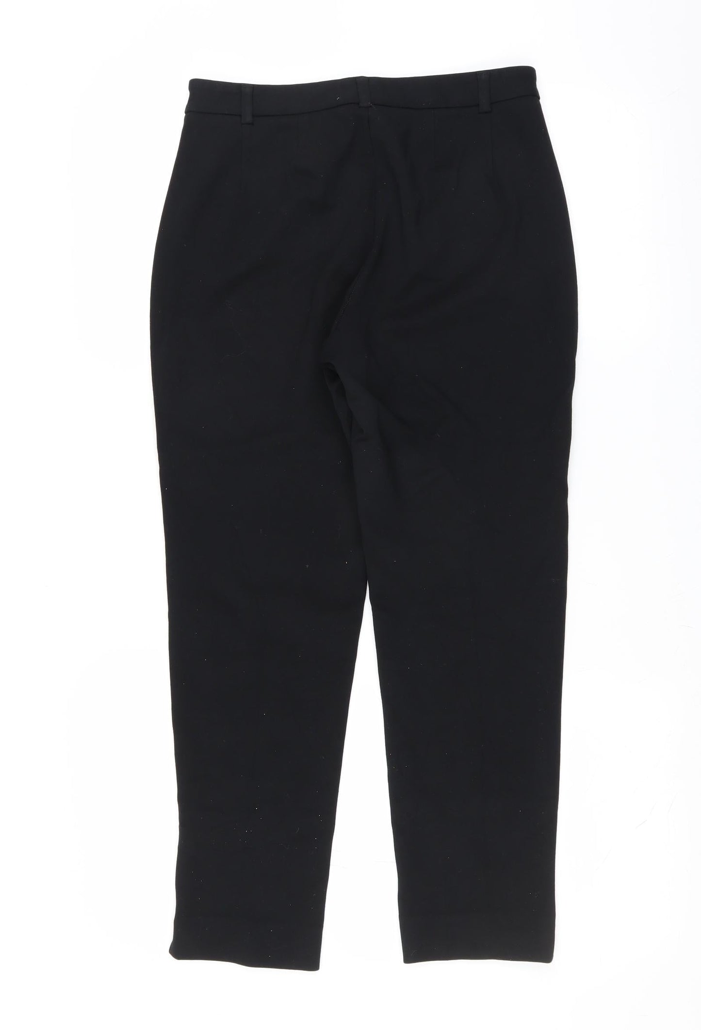 Womens UK Size 10 Marks and Spencer Slim Fit  Black Trousers