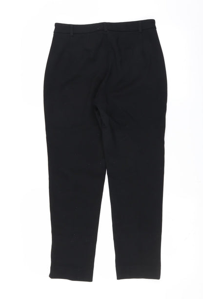 Womens UK Size 10 Marks and Spencer Slim Fit  Black Trousers
