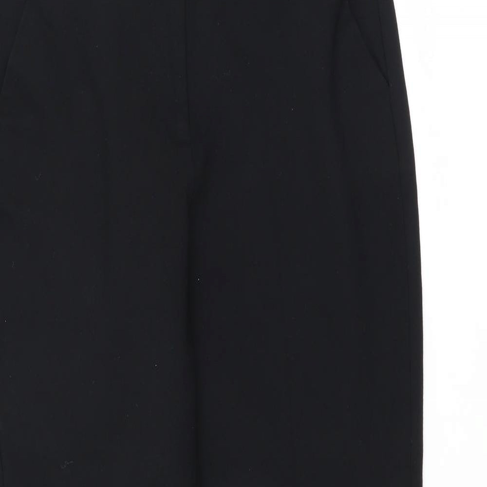 Womens UK Size 10 Marks and Spencer Slim Fit  Black Trousers
