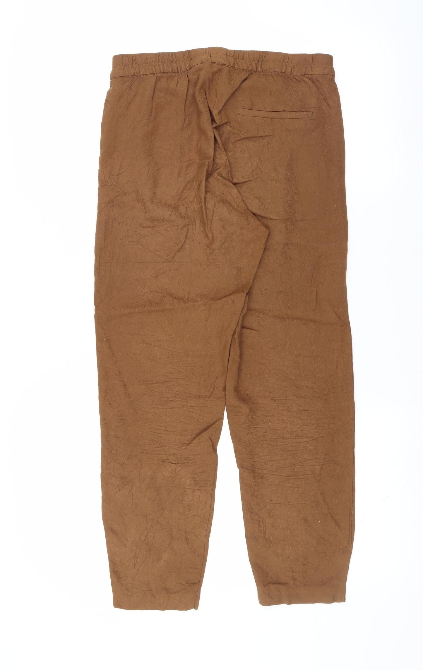 Womens UK Size 10 H&M Regular Fit  Brown Trousers