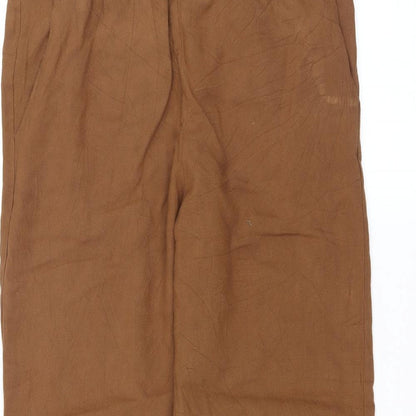 Womens UK Size 10 H&M Regular Fit  Brown Trousers