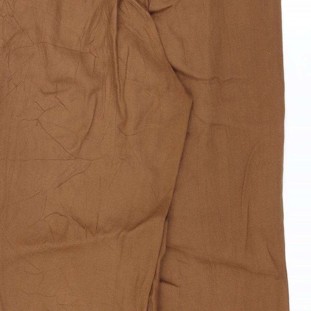 Womens UK Size 10 H&M Regular Fit  Brown Trousers