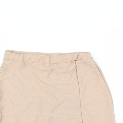 PRETTYLITTLETHING Womens Pink   Bandage Skirt Size 8