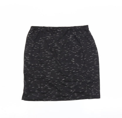 Papaya Womens Black   Mini Skirt Size 12