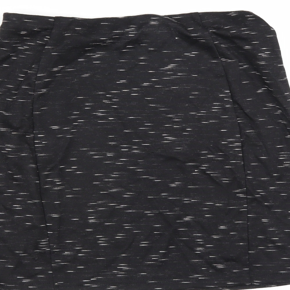 Papaya Womens Black   Mini Skirt Size 12