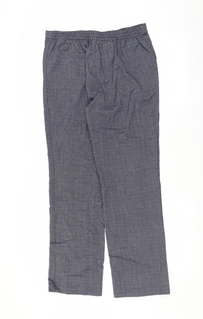 Marks and Spencer Womens Blue   Trousers  Size 12 L28 in