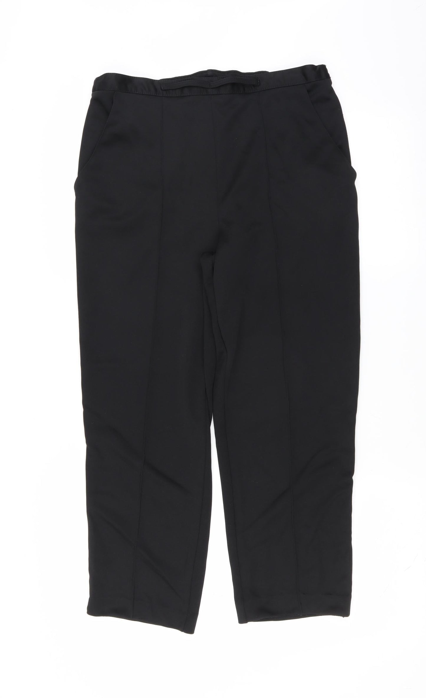 Womens UK Size 12 Bonmarché Regular Fit  Black Trousers