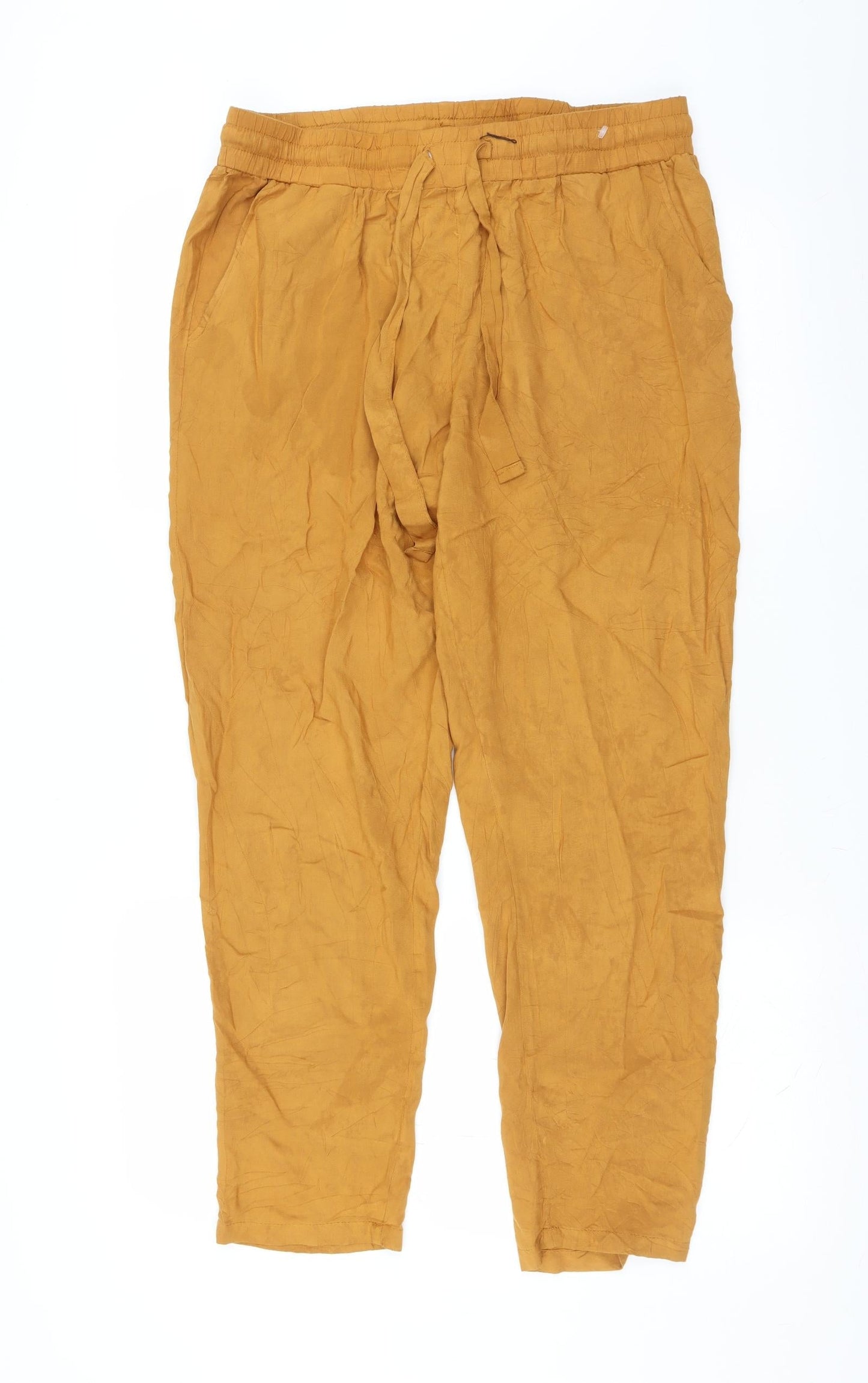 Primark Womens Yellow   Trousers  Size 16 L28 in