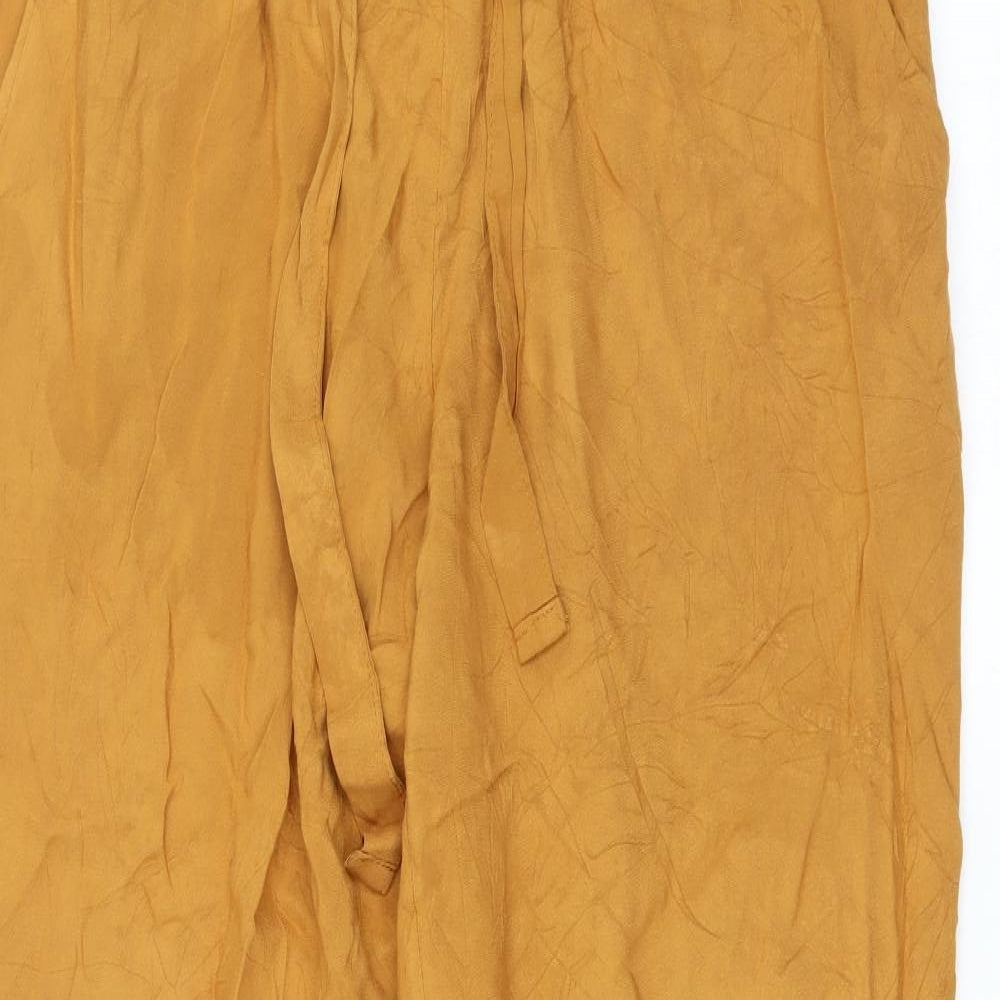 Primark Womens Yellow   Trousers  Size 16 L28 in