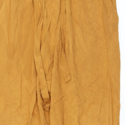 Primark Womens Yellow   Trousers  Size 16 L28 in