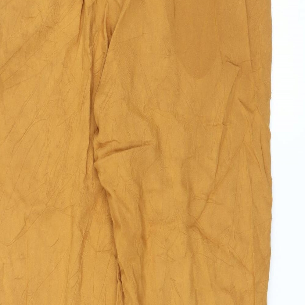Primark Womens Yellow   Trousers  Size 16 L28 in