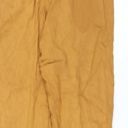 Primark Womens Yellow   Trousers  Size 16 L28 in