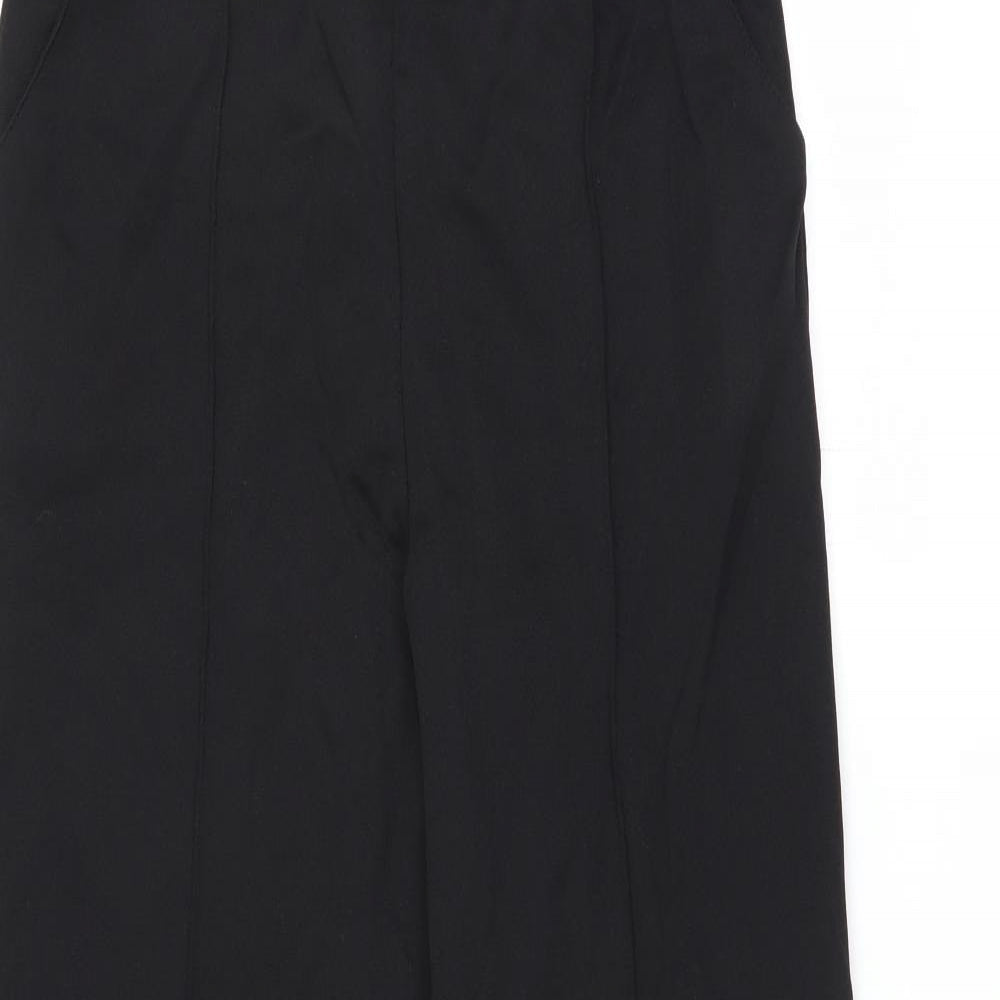 bm collection Womens Black   Trousers  Size 10 L28 in - jogger style