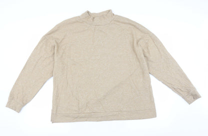 Marks & Spencer Womens Beige   Pullover Jumper Size 12