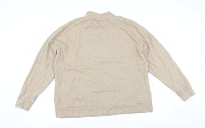 Marks & Spencer Womens Beige   Pullover Jumper Size 12
