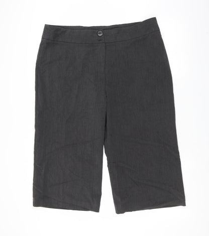 The stock shop Womens Grey   Trousers  Size 20 L20 in - cropped