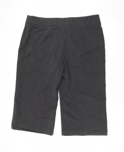 The stock shop Womens Grey   Trousers  Size 20 L20 in - cropped