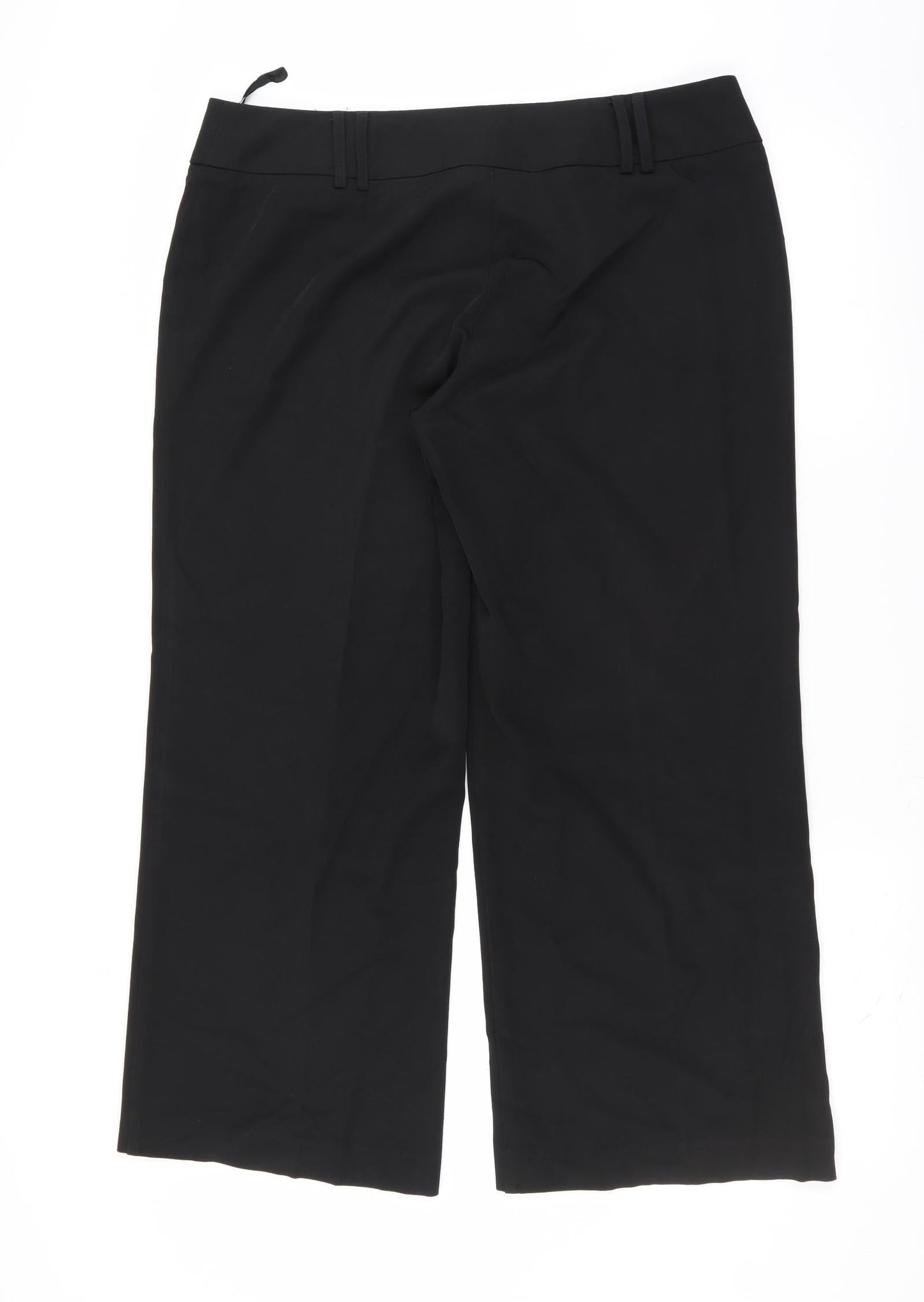 Womens UK Size 16 South Regular Fit  Black Trousers
