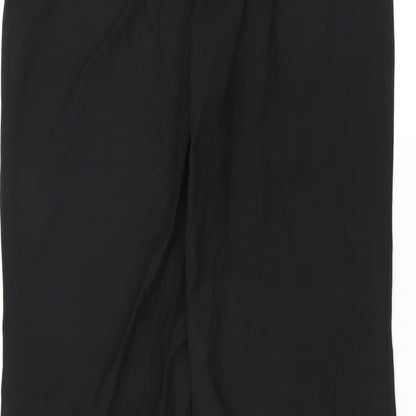 Womens UK Size 12 Marks and Spencer Regular Fit  Black Trousers